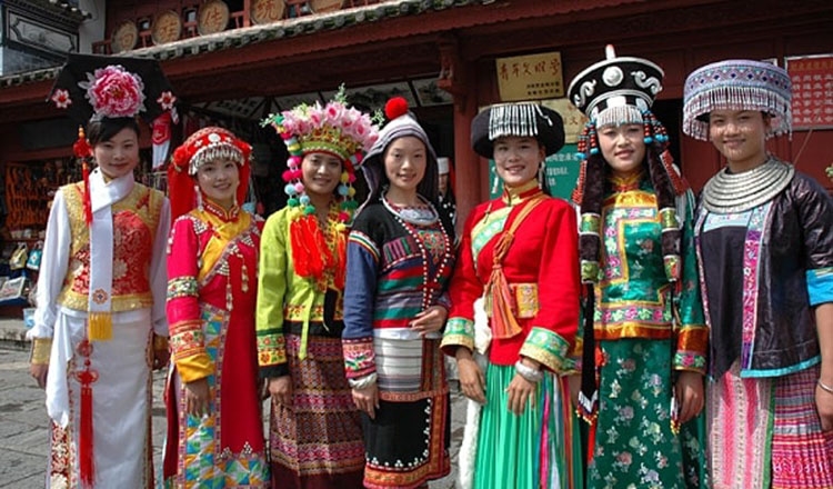 Traditional clothing of some ethnic minorities in China