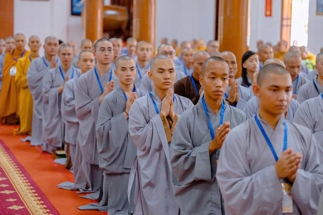 Các giới tử tại Đại giới đàn Bửu Lai Phật lịch 2570
