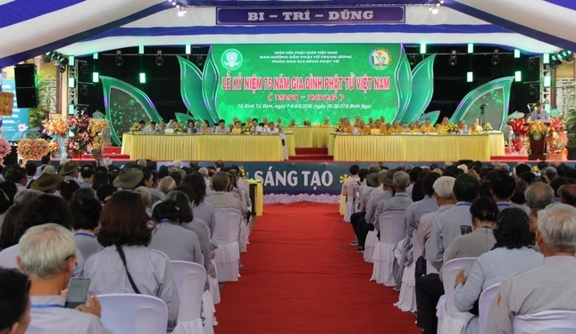 Quang cảnh Lễ Kỷ niệm 75 năm Gia đình Phật tử Việt Nam (1951-2026)
