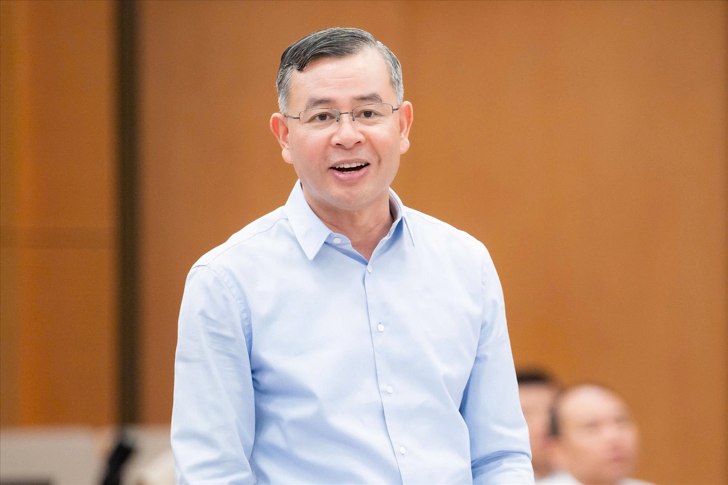 Bộ trưởng Bộ Tài chính Ngô Văn Tuấn phát biểu