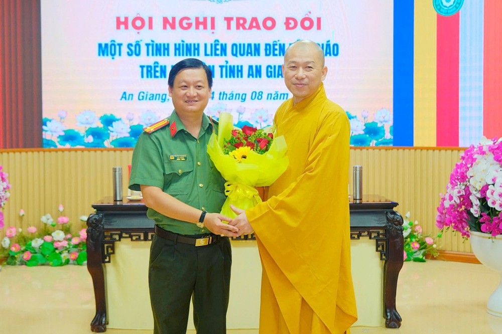 Hội nghị góp phần tăng cường sự phối hợp giữa Giáo hội Phật giáo Việt Nam tỉnh An Giang và các cơ quan chức năng