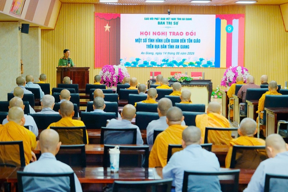 Hội nghị trao đổi về một số tình hình liên quan đến tôn giáo trên địa bàn tỉnh An Giang