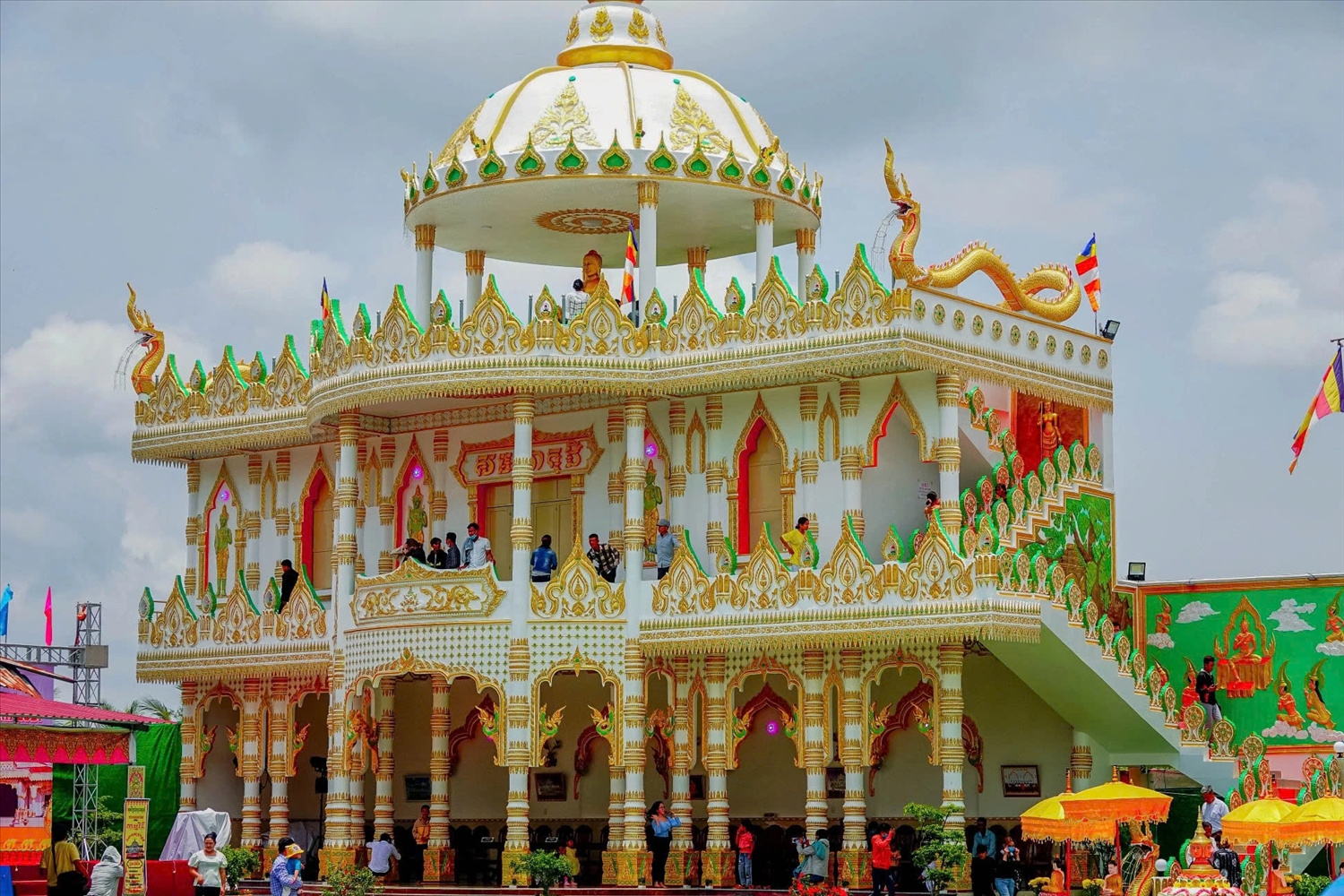 Peam Buol Thmay pagoda in Soc Trang Ward, Can Tho city
