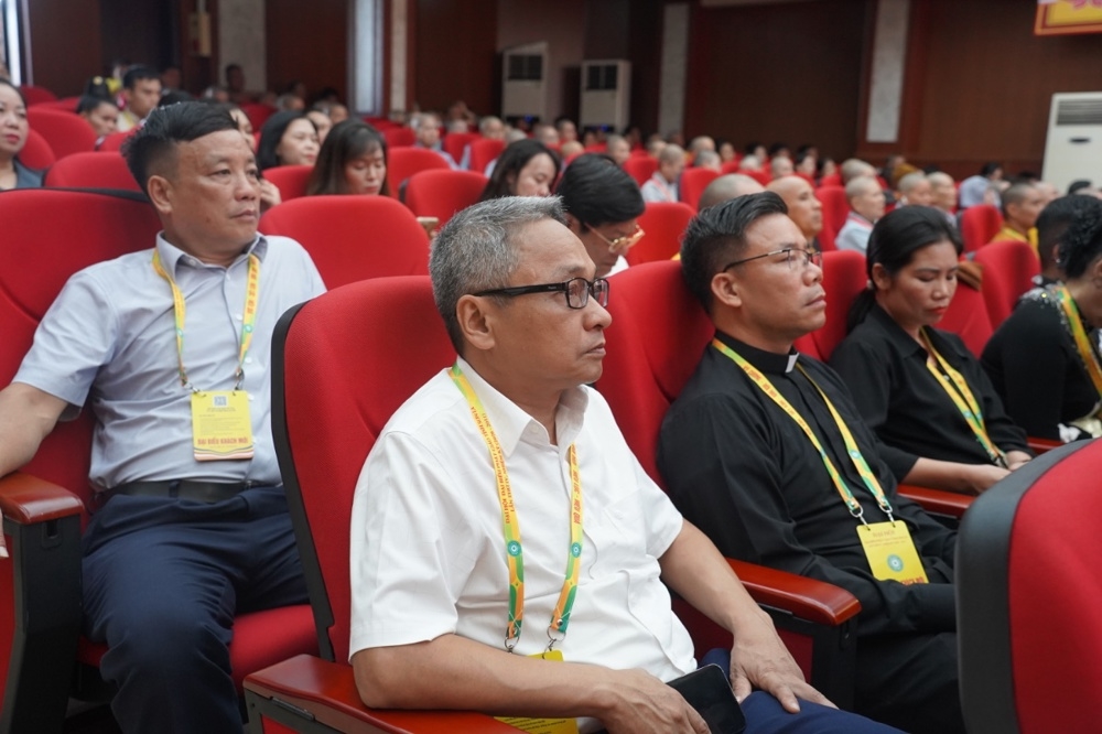 Đại diện các tôn giáo bạn tham dự Đại hội