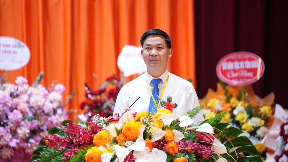 Ông Nguyễn Văn Công, Ủy viên Ban chấp hành Đảng bộ tỉnh, Phó Chủ tịch UBND tỉnh Quảng Ninh phát biểu tại Đại hội