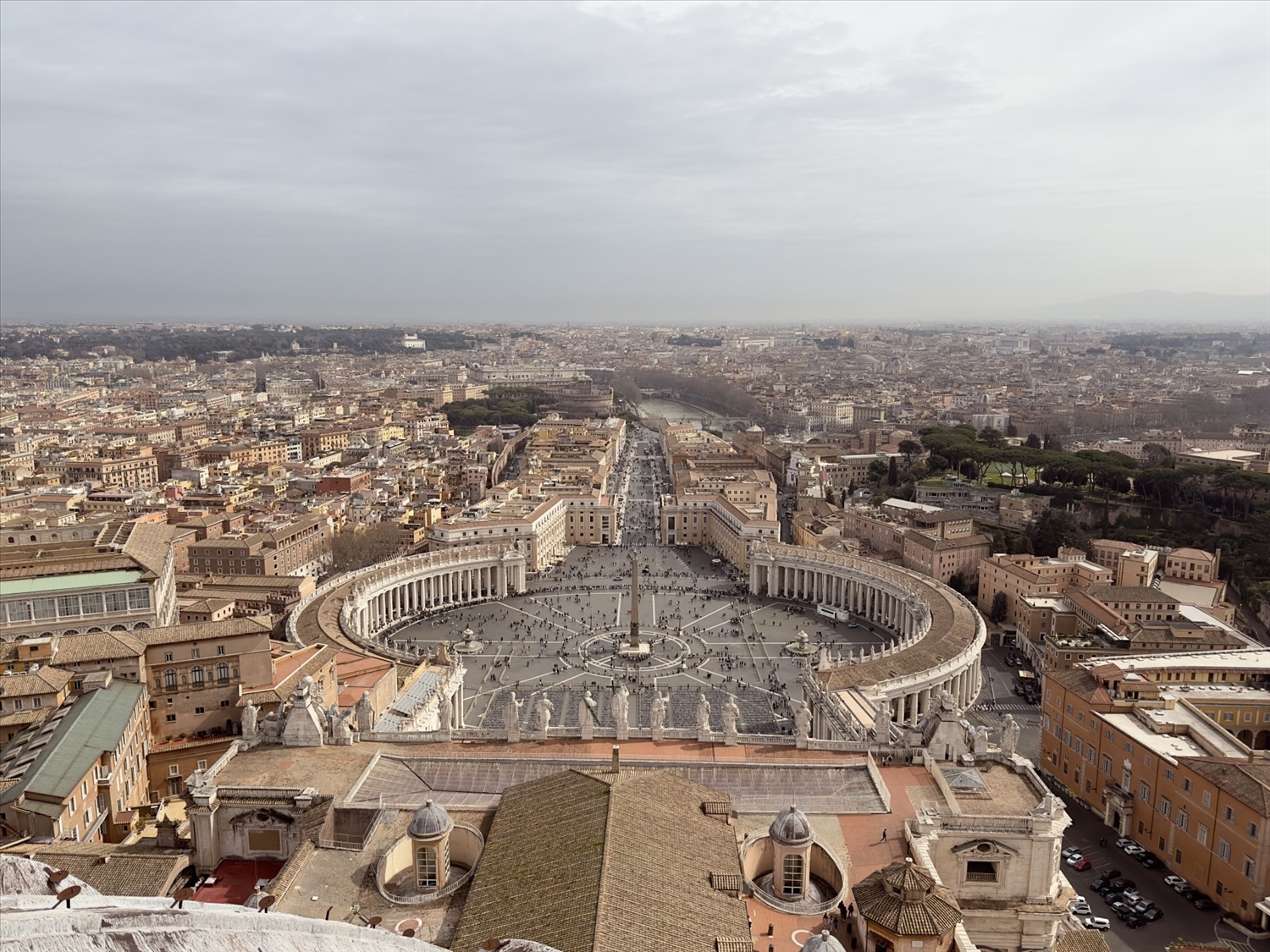 The Vatican and St. Peter’s Square viewed from above