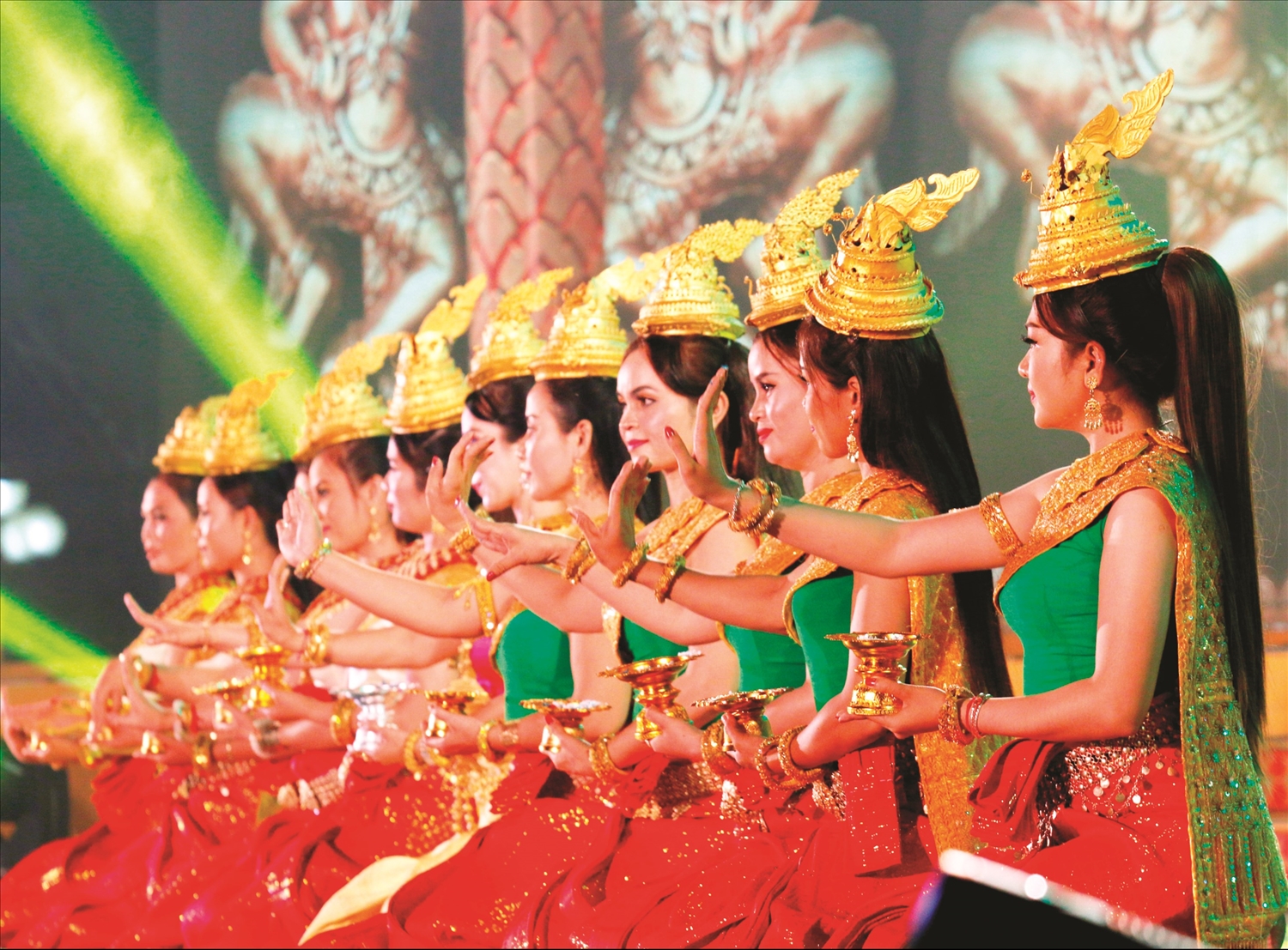 Folk dance is preserved and passed down within the lives of the Khmer people