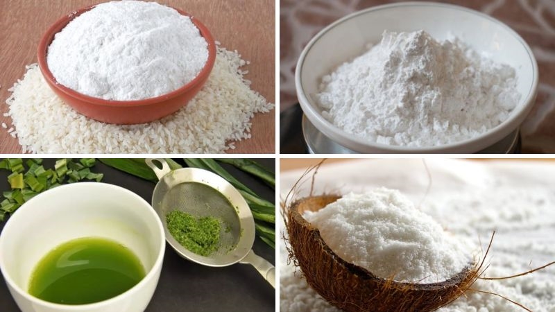 Nguyên liệu làm món bánh rây