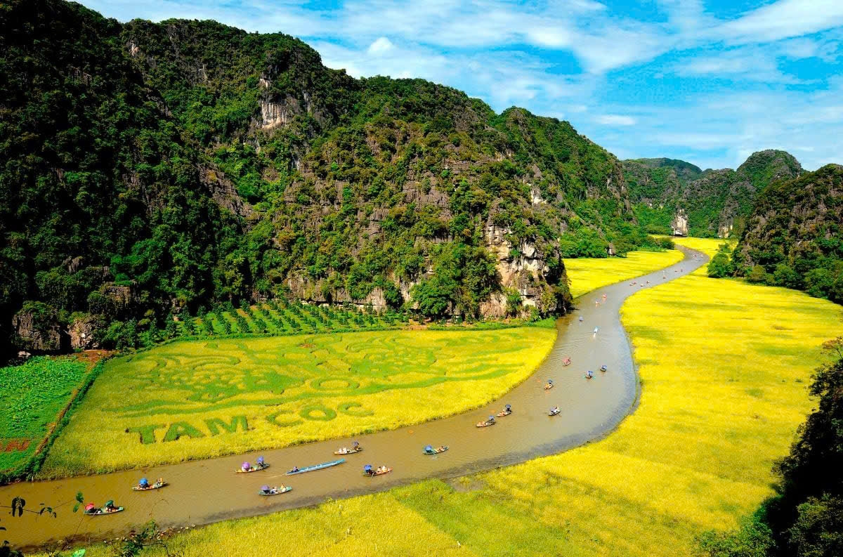 Sông Ngô Đồng với cảnh sắc hiền hòa và rạng rỡ là một điểm đến nổi bật của du lịch Ninh Bình mà du khách không nên bỏ lỡ. Vẻ đẹp rực rỡ của dòng sông này cùng không gian cảnh quan bao quanh sẽ khiến bạn có những trải nghiệm không thể nào hoàn hảo hơn khi đến với tỉnh Ninh Bình