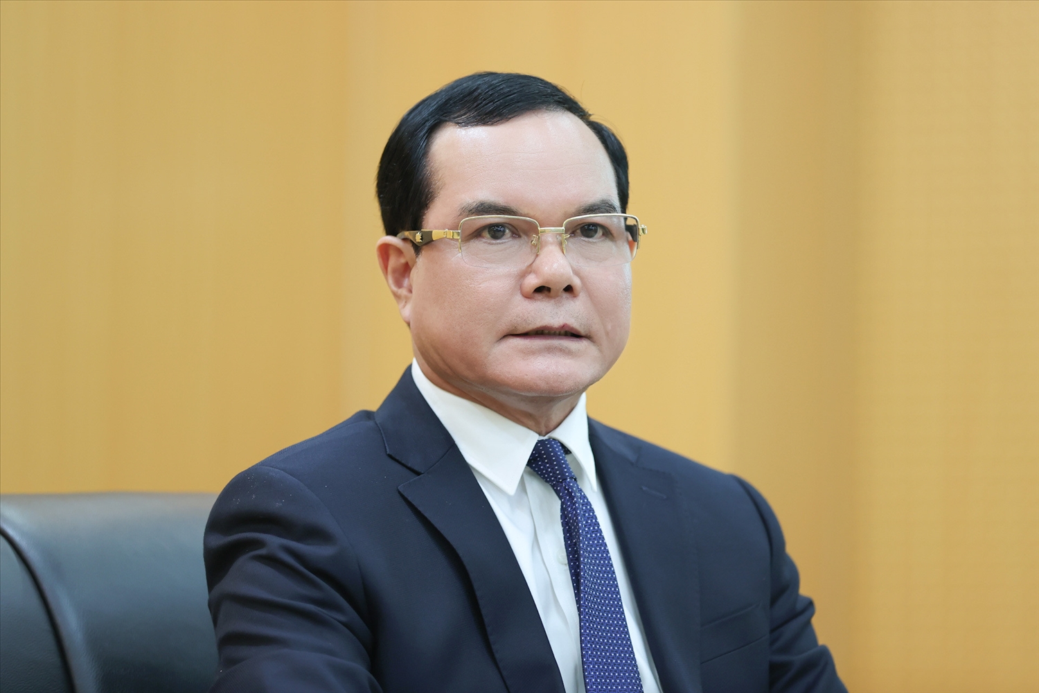 Bộ trưởng Bộ Dân tộc và Tôn giáo Nguyễn Đình Khang phát biểu tại buổi tiếp