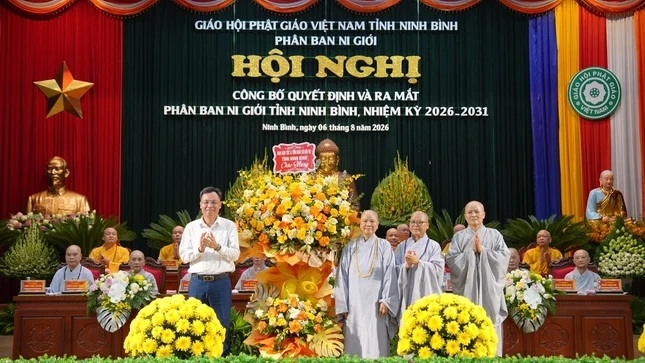 Hội nghị công bố Quyết định và ra mắt Phân ban Ni giới tỉnh Ninh Bình nhiệm kỳ 2026-2031 6