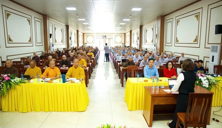 Hội nghị tuyên truyền, phổ biến kiến thức pháp luật về tín ngưỡng, tôn giáo năm 2026 tại Trường hạ Trung tâm Phật giáo Hùng Vương tỉnh Phú Thọ