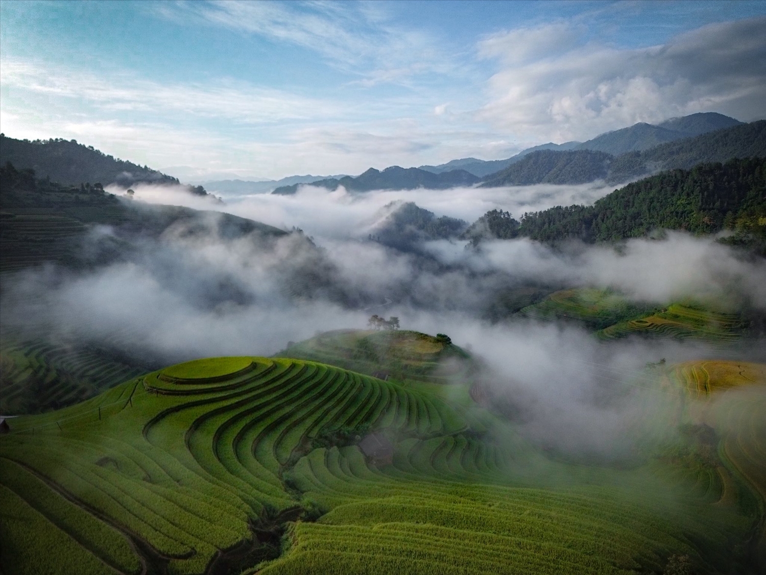 Biển mây, kỳ quan chỉ xuất hiện khi Mù Cang Chải vào đông