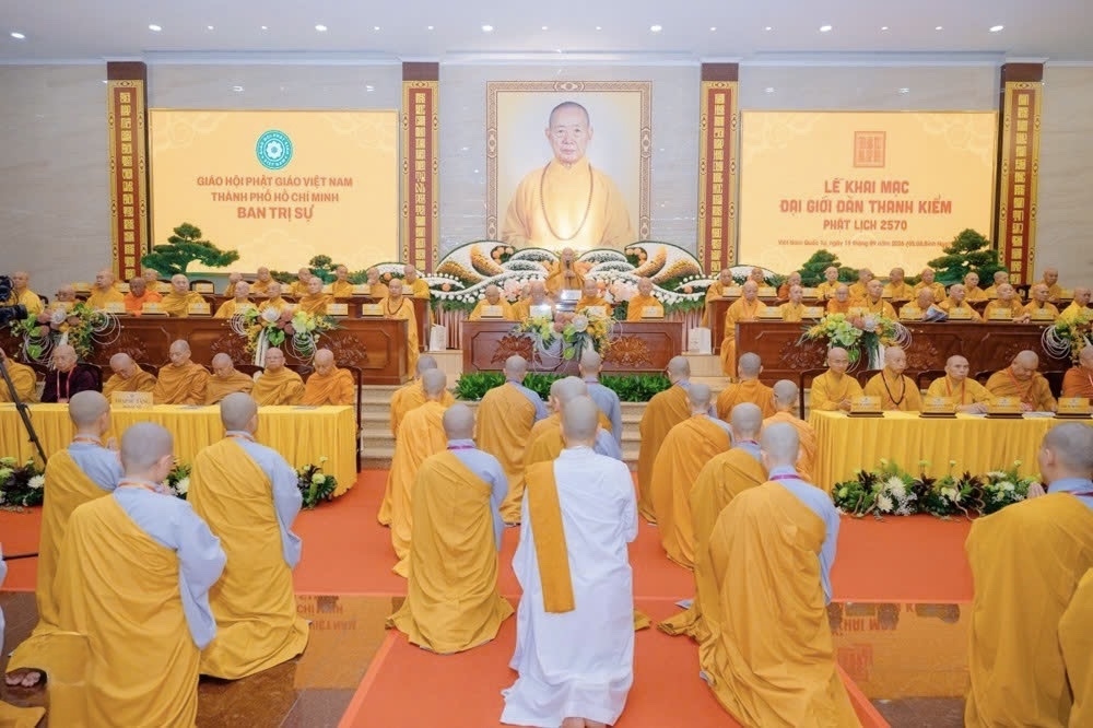 Quang cảnh Lễ khai mạc Đại giới đàn Thanh Kiểm PL.2570