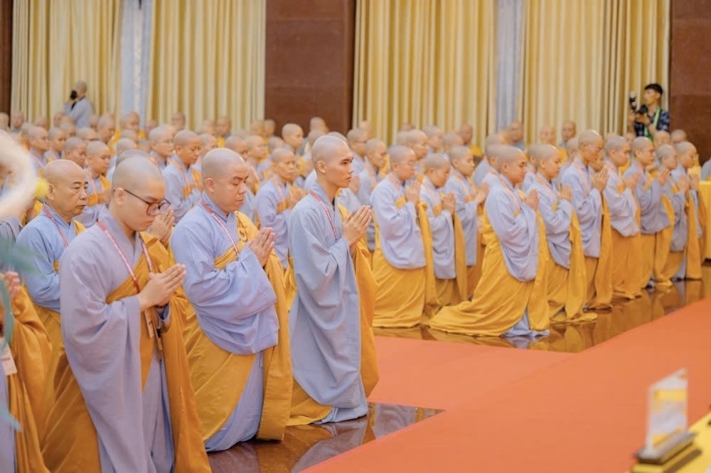 Các giới tử tại buổi lễ
