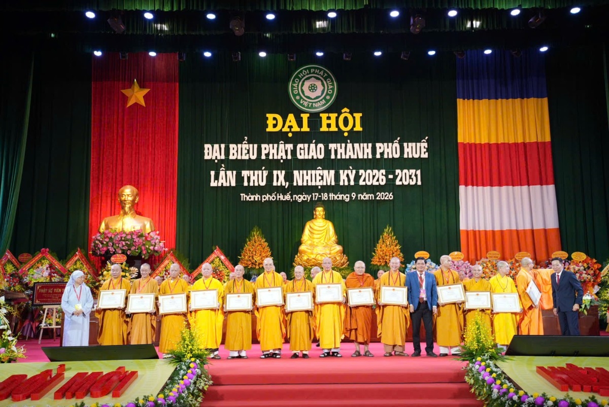 Đại hội đại biểu Phật giáo thành phố Huế lần thứ IX, nhiệm kỳ 2026-2031 8