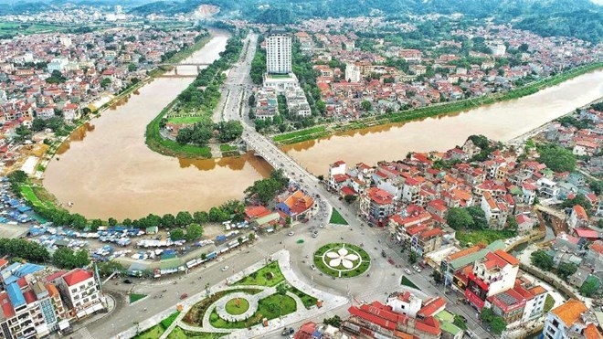 Một góc trung tâm tỉnh Lạng Sơn