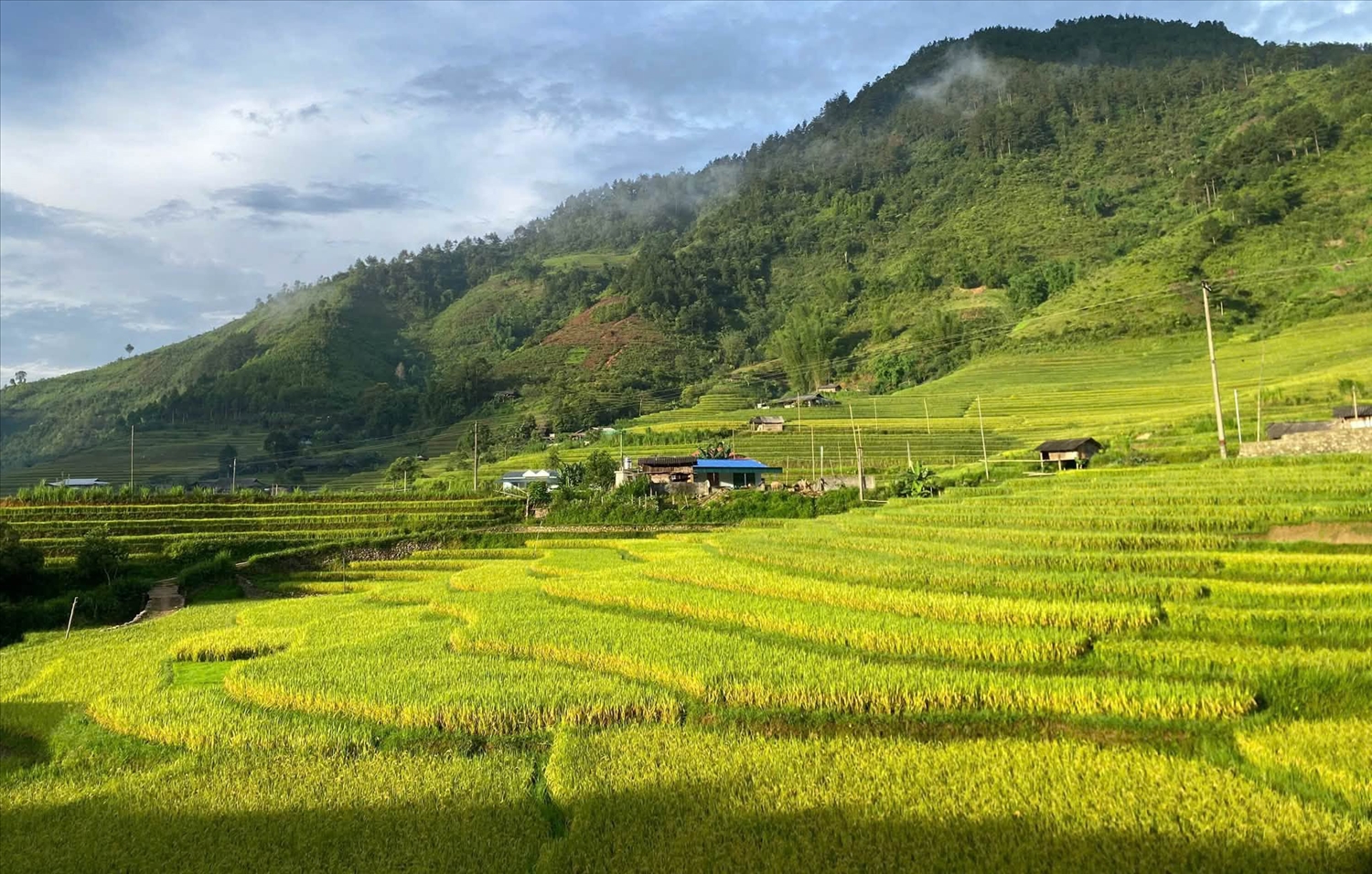 Một góc xã vùng cao Nậm Nghiệp, tỉnh Sơn La (Ảnh: Trần Dũng)