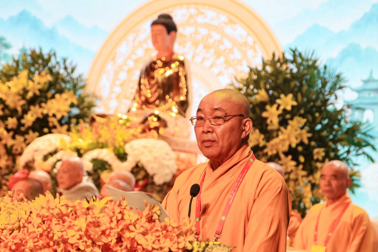 Hòa thượng Thích Minh Nhật, Trưởng Ban Trị sự Giáo hội Phật giáo Việt Nam tỉnh Lâm Đồng