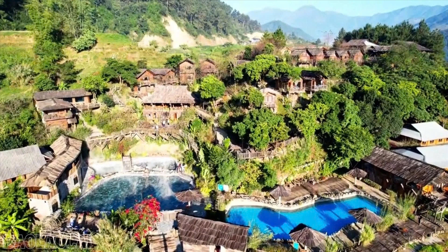 Các homestay có nguồn khoáng nóng là lựa chọn nghỉ dưỡng của du khách khi đến Hạnh Phúc.