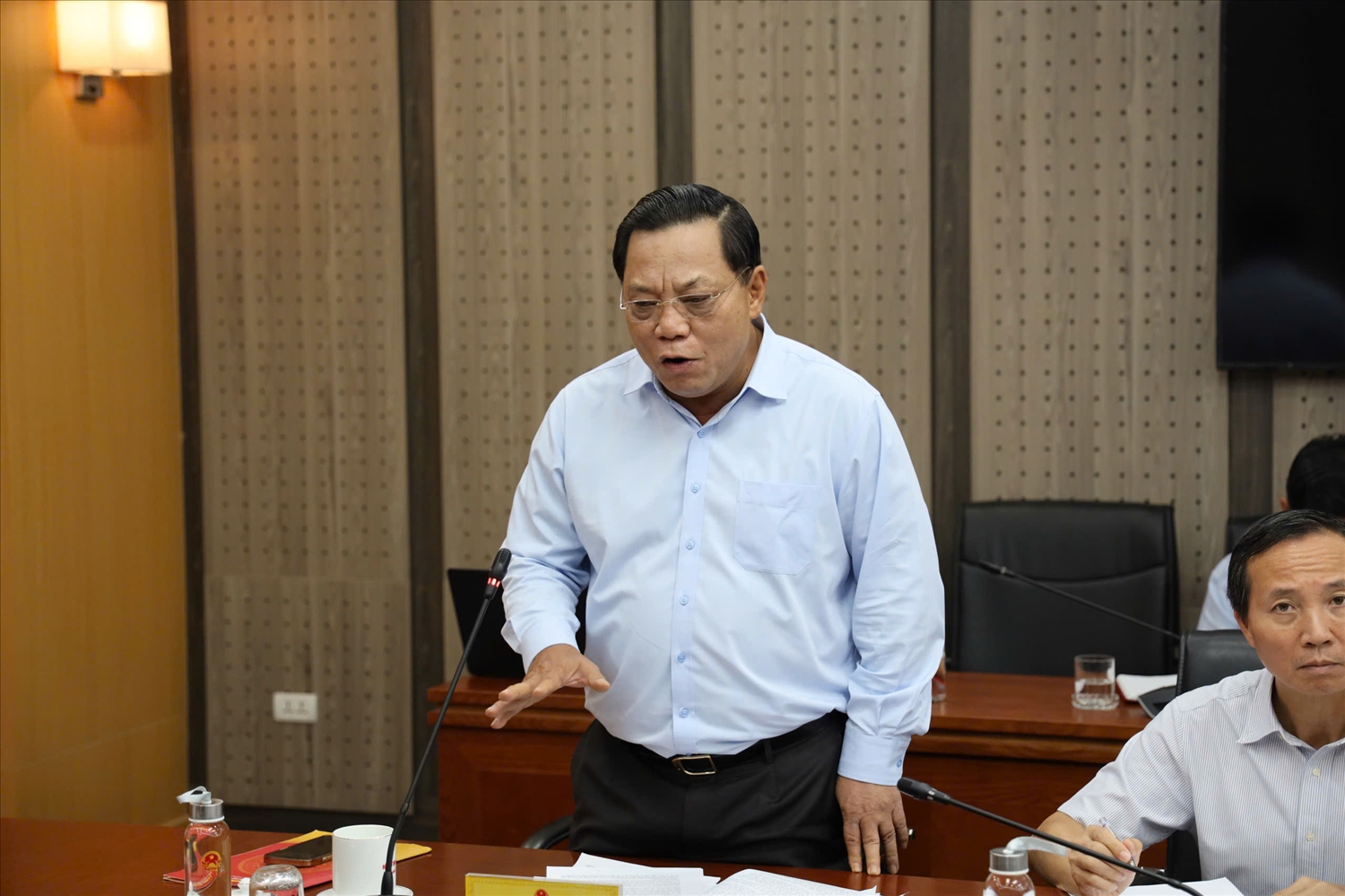 Thứ trưởng Nguyễn Hải Trung phát biểu tại Hội nghị
